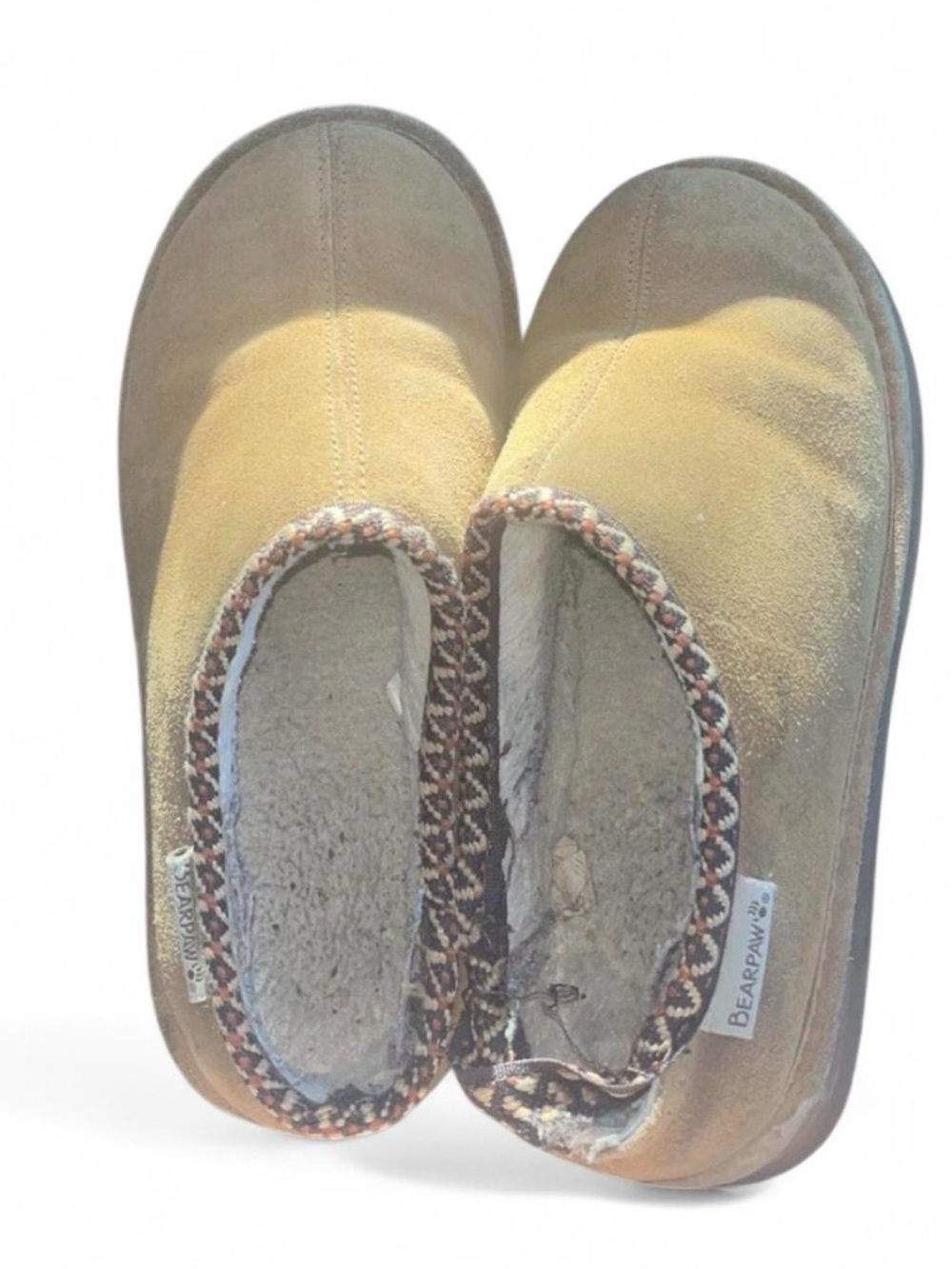Bearpaw Women's Martis Slipper Tan Suede Size 7